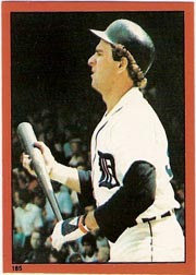 1982 Topps Baseball Stickers     185     Steve Kemp